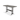POLYWOOD Nautical Trestle 38" x 73" Bar Table
