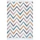 preview thumbnail 2 of 9, Nuloom Rumi High-Low Chevron Kids Tassel Area Rug