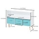 preview thumbnail 18 of 16, Kid's Bookcase with Three Fabric Storage Drawers