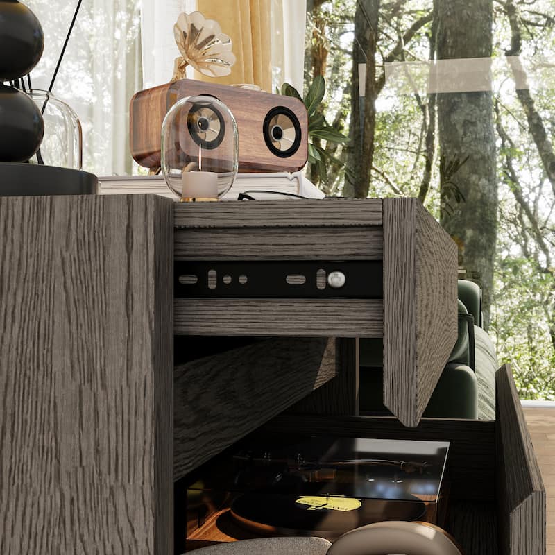 3 - Drawer Wooden Nightstand with Card - Swipe Lock: Secure Storage, Multi - Layer Organization