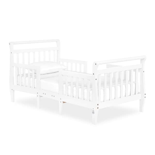 slide 2 of 7, Dream On Me Emma White 3-in-1 Convertible Toddler Bed White - Toddler