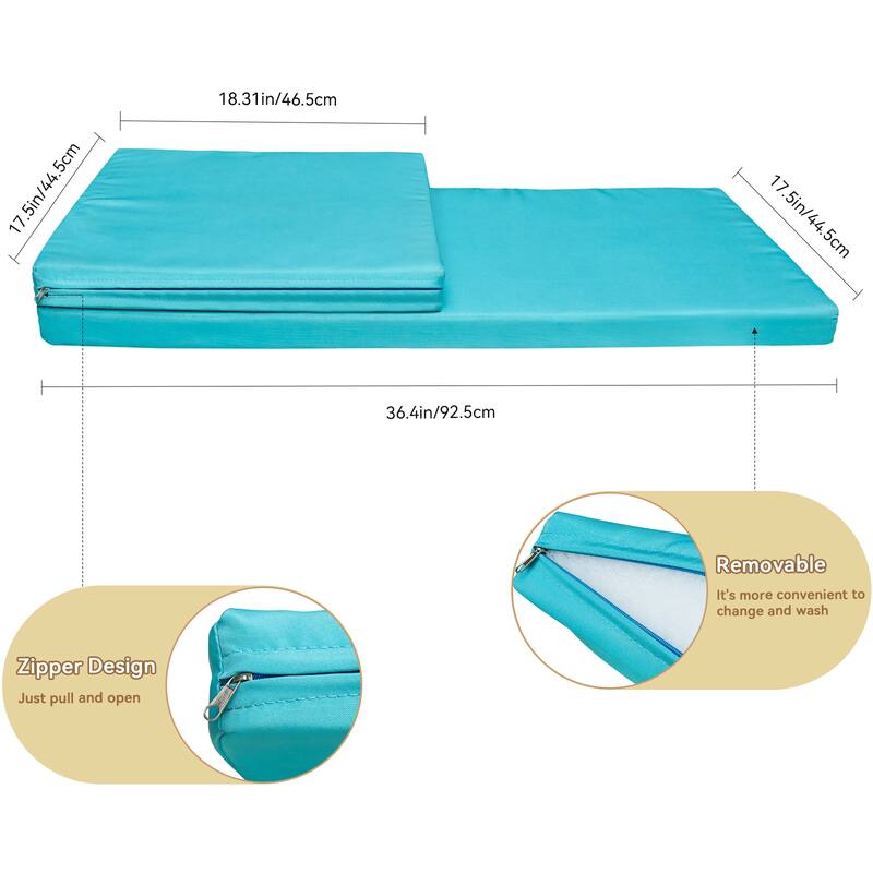4-Piece Outdoor PE Rattan Sofa Set with Glass Table