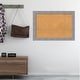 preview thumbnail 19 of 48, Bark Rustic Framed Cork Bulletin Memo Board