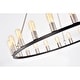 preview thumbnail 49 of 71, The Gray Barn Liam 48-inch Round Wagon Wheel 24-light Chandelier