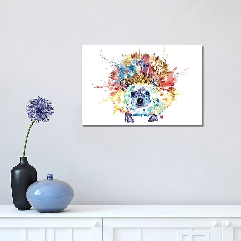 iCanvas "Hedgehog" by Lisa Whitehouse Canvas Print