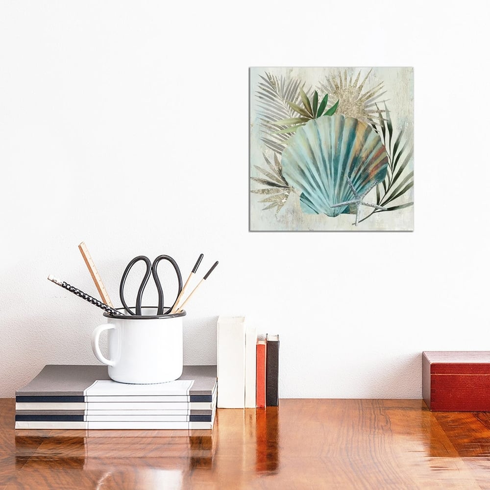iCanvas "Turquoise Shell I" by Aimee Wilson Canvas Print