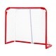preview thumbnail 1 of 9, White-Red Steel Hockey Goal with Mesh Net and Oxford Cover White-Red