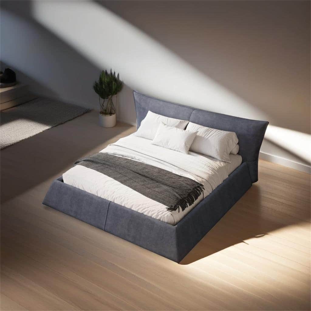 King Size Upholstered Platform Bed