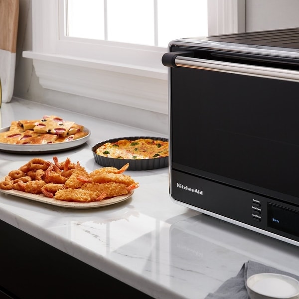 KitchenAid Dual Convection Countertop Oven with Air Fry Black Matte