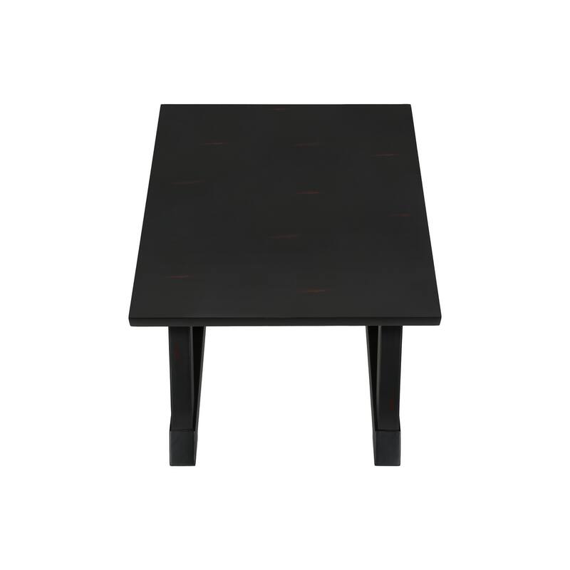 Transitional Square Accent Table, End Table Side Table for living room, Nightstand for Bedroom, Solid Wood Base