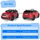 preview thumbnail 4 of 5, Ride On Car Licensed Land Rover w/Parent Remote Control Red