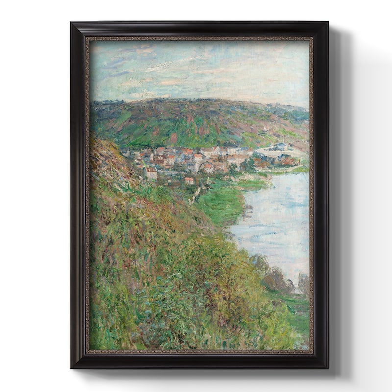 View of Vétheuil Premium Framed Canvas- Ready to Hang
