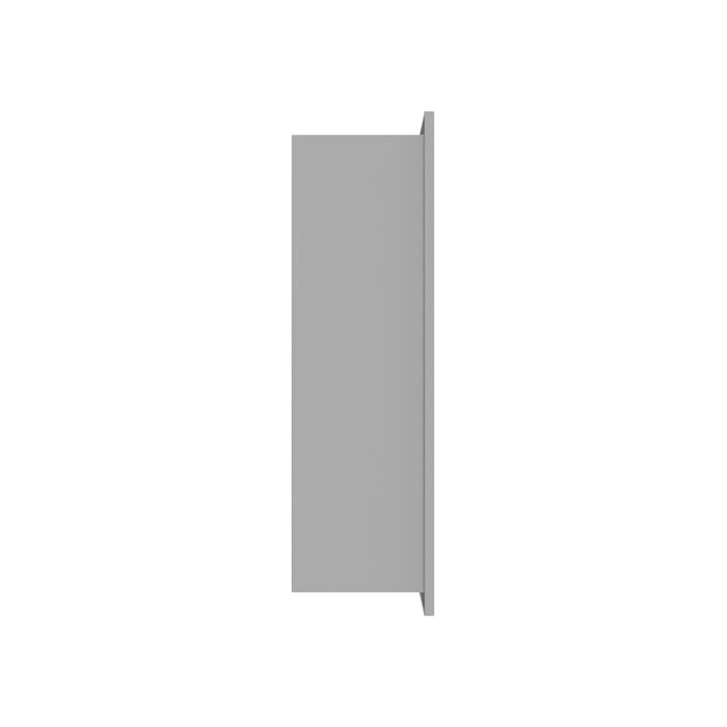 12-in x 12-in Ultra-thin Frame Recessed Stainless Steel Shower Niche Brushed Stainless Steel