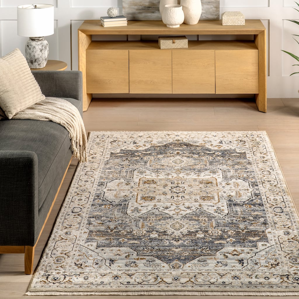 Nuloom Ariel Persian Medallion Area Rug