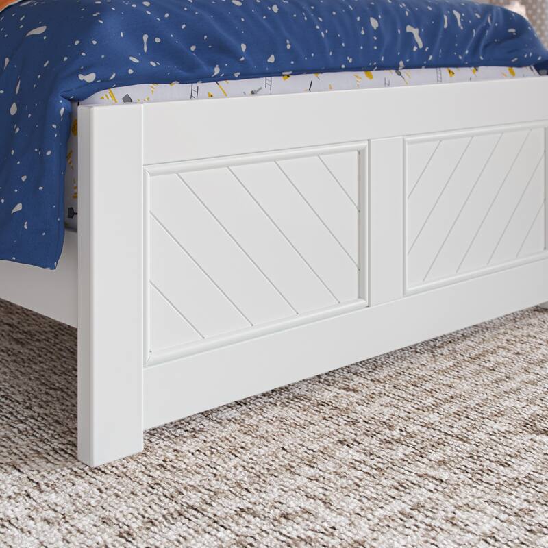 Berkshire Queen Low Profile Platform Bed with Matching Footboard