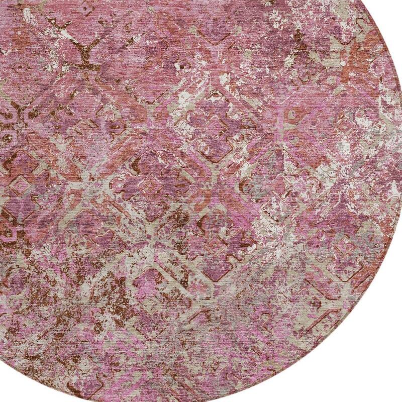 HomeRoots Geometric Transitional Rectangle Outdoor Rug