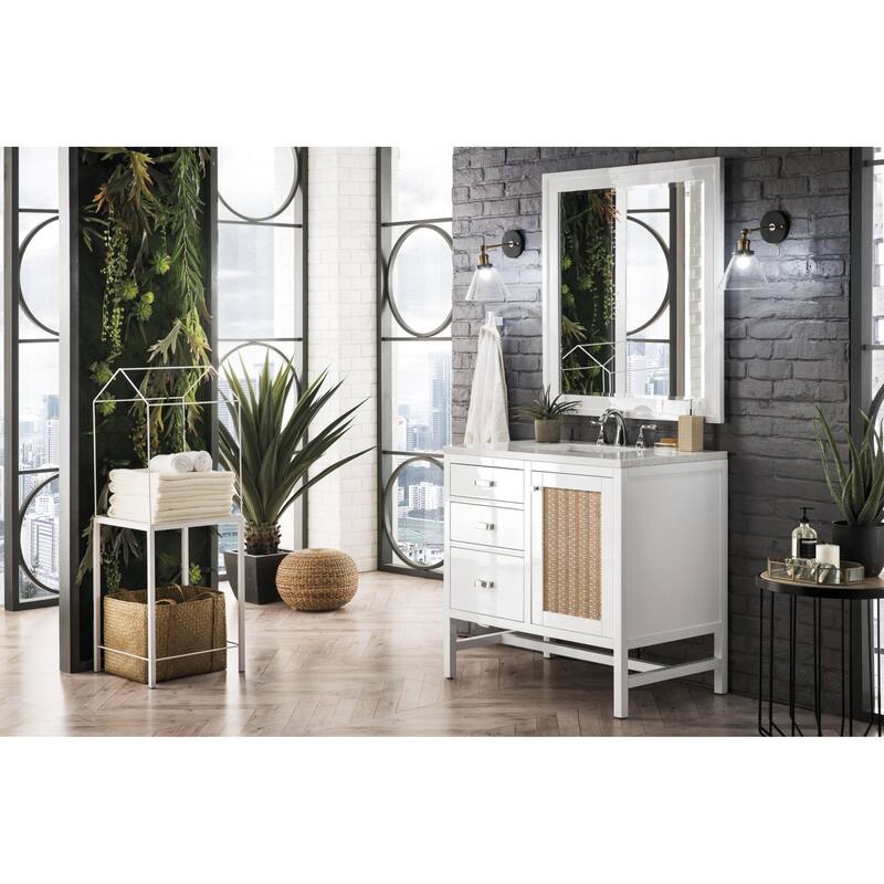 James Martin Vanities Addison 36" Single Basin Hardwood Vanity Set