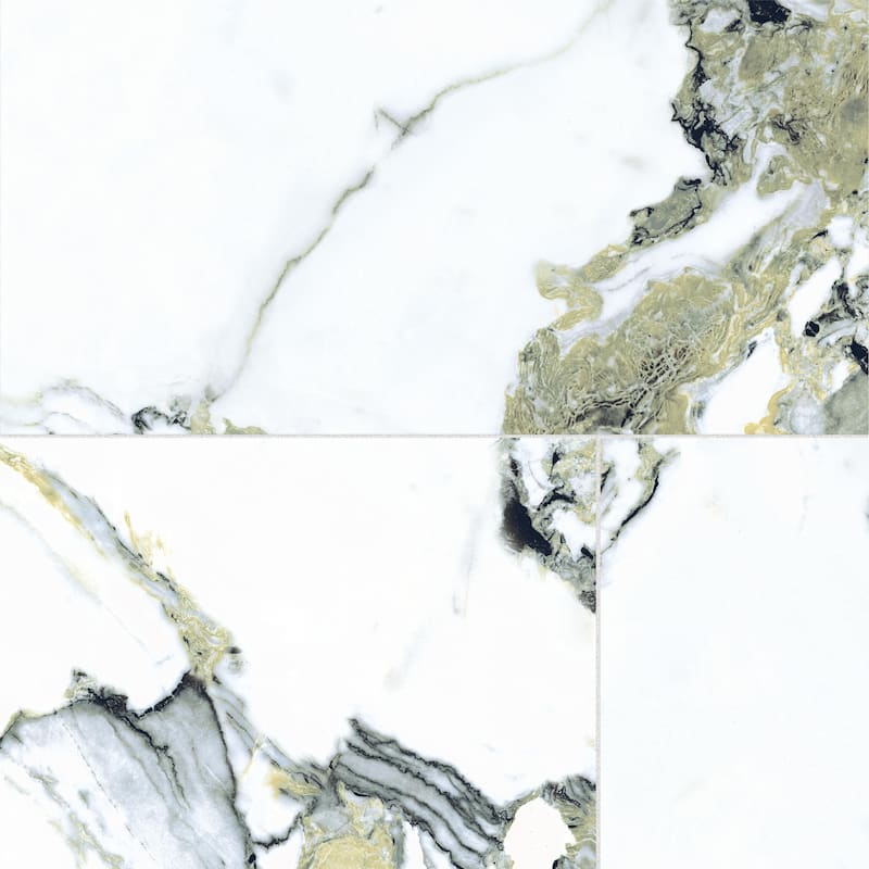 Merola Tile Touche Jade 11-3/4" x 23-1/2" Porcelain Floor and Wall Tile