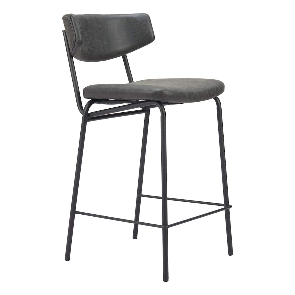 Charon Counter Stool Vintage Black