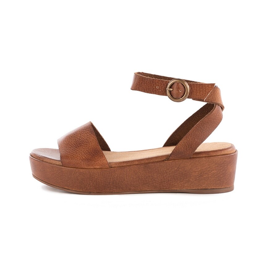seychelles monogram flatform sandal