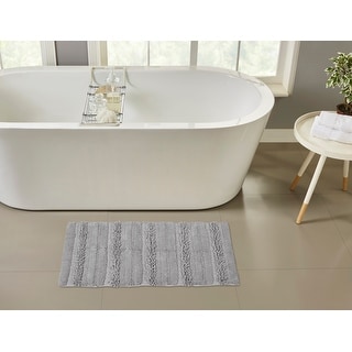 Tahari Home Dakota Stripe Cotton Bath Rug - Bed Bath & Beyond - 35179982