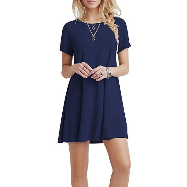 navy blue t shirt outfit women's