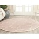 preview thumbnail 54 of 86, SAFAVIEH Handmade Cambridge Rosy Modern Moroccan Wool Rug 6' Round - Light Pink/Ivory