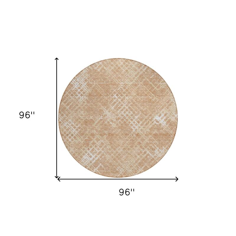 HomeRoots Geometric Transitional Rectangle Outdoor Rug