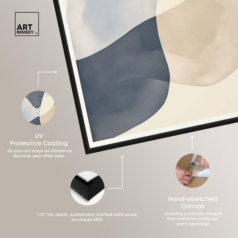 Ovals Canvas by Art Remedy