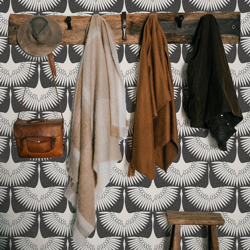 Genevieve Gorder Feather Flock Removable Peel and Stick Wallpaper