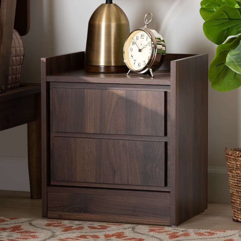 Hale Modern and Contemporary Wood 1-Door Nightstand