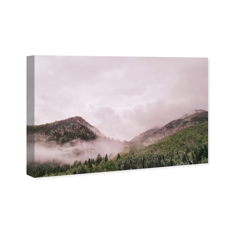 Wynwood Studio Canvas Nature and Landscape Humid Forest White and Modern & Contemporary Wall Art Canvas Print