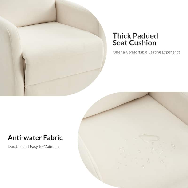 Julian Modern Swivel Rocker Manual Recliner by HULALA HOME