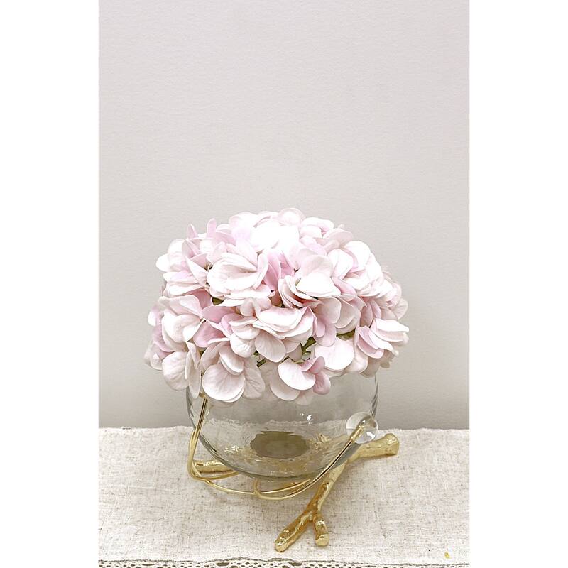 Bowl Branch Centerpiece with Ball Design - Gold/Clear Ball - 1 Bowl