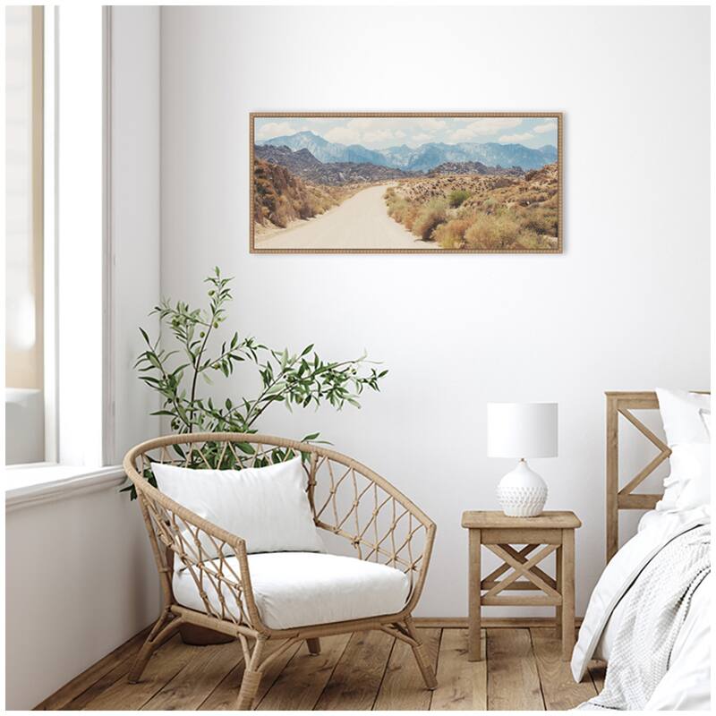Kate and Laurel Alabama Hills California by Laura Evans Framed Canvas Wall Art Print
