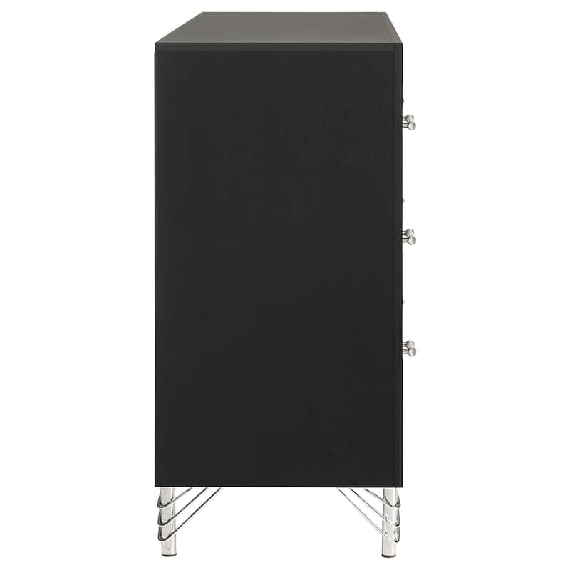 Lucia Modern Classic 6-drawer Dresser White