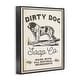 preview thumbnail 3 of 15, Stupell Dirty Dog Soap Co Vintage Sign Framed Giclee Texture Art