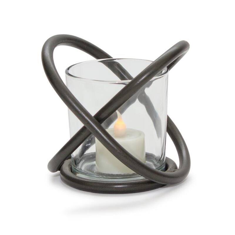 Modern Votive Holder (Set of 2) - 4.25 x 4.25 x 4 - 4.25 x 4.25 x 4
