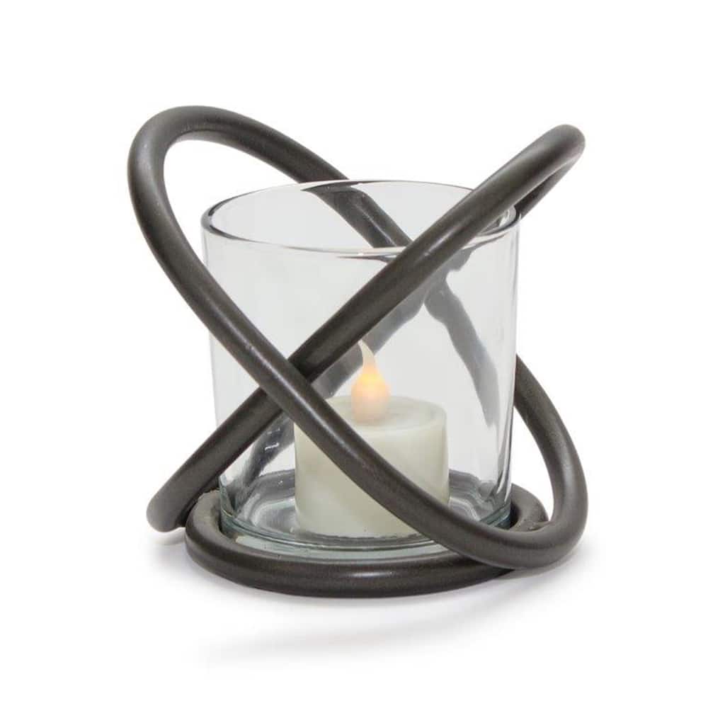 Modern Votive Holder (Set of 2) - 4.25 x 4.25 x 4 - 4.25 x 4.25 x 4
