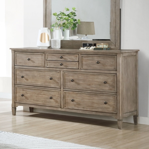 Grey cheap drawer dresser