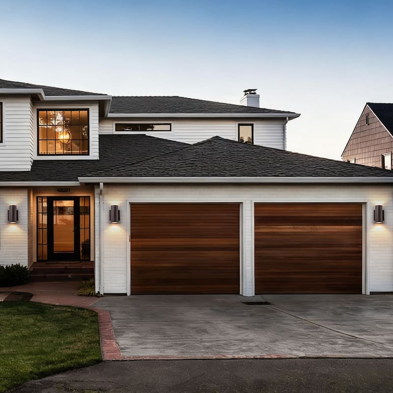 2 - Light Modern Industrial LED Outdoor Wall Sconce