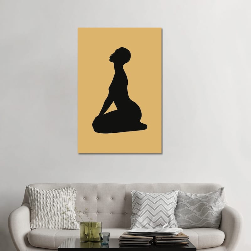 iCanvas "Silhouette Woman" by Merle Callesen Canvas Print - 48x32x1.5