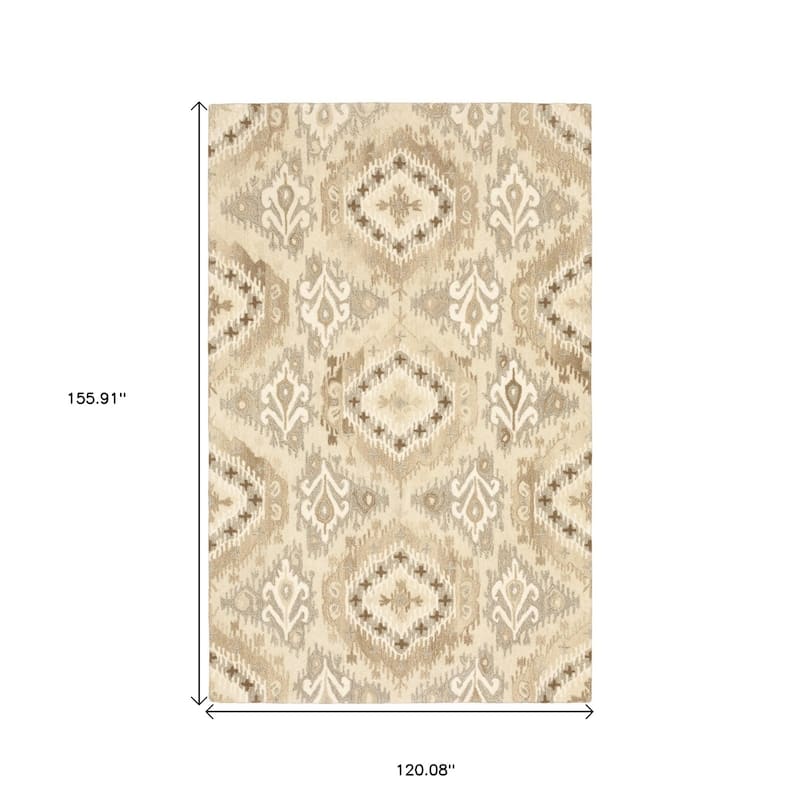 HomeRootsAbstract Scandinavian Rectangle Area Rug