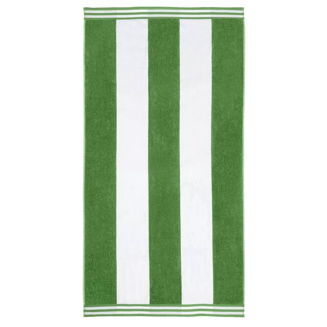 Miranda Haus Winslow Oversized Cabana Stripe 2 Piece Beach Towel