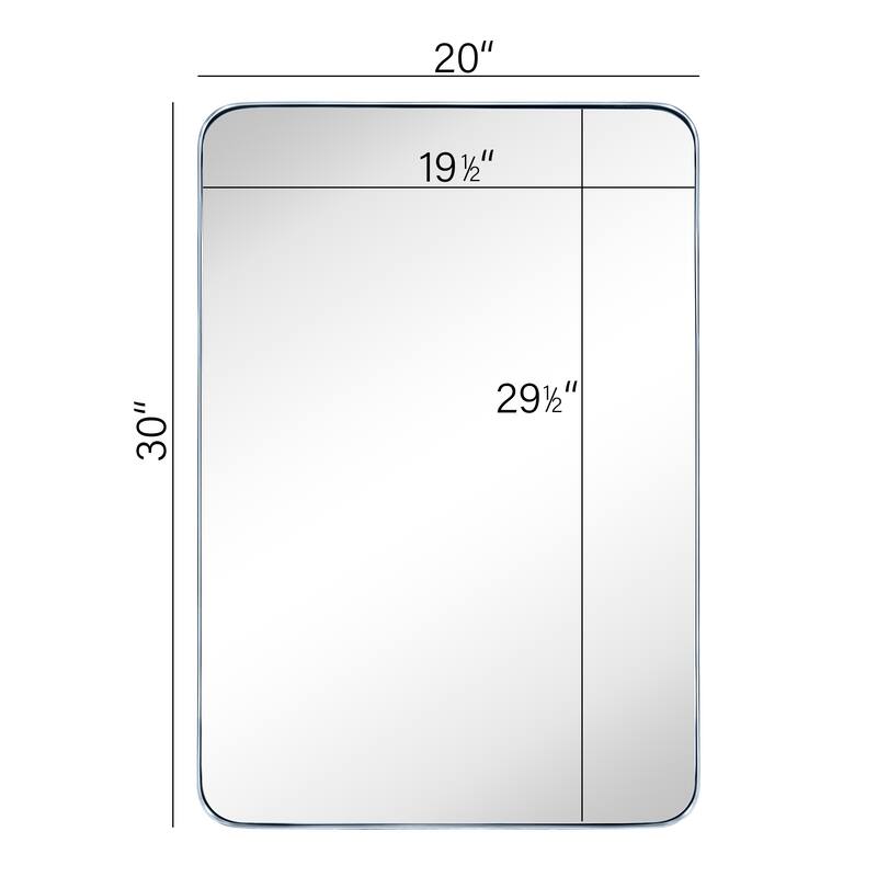 Grozdana Rectangle Metal Mirror