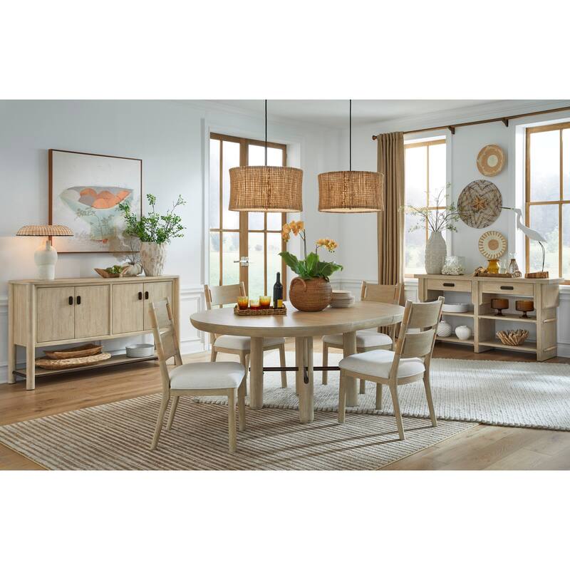 Salt Life Home Sunset Cove Sanibel Brown Server - 68''W x 18''D x 36''H