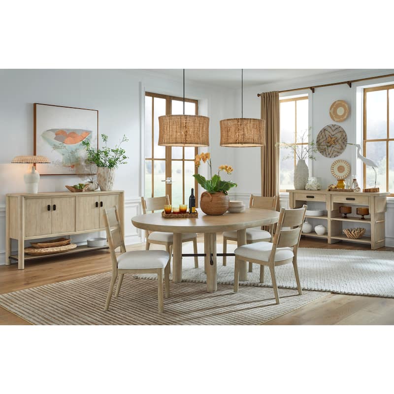 Salt Life Home Sunset Cove Sanibel Brown Upholstered Side Chair Two Pack - 20''W x 23.16''D x 36.5''H
