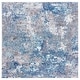 preview thumbnail 15 of 113, SAFAVIEH Aston Fedra Modern Abstract Rug 10' Square - Navy/Grey - Square