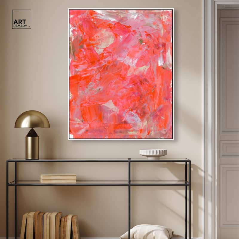 Shades of Red I Canvas by Art Remedy