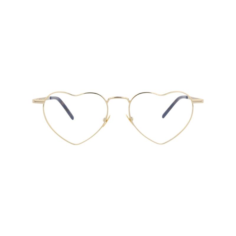 Saint Laurent Cat Eye-Frame Metal Optical Frames - Gold Gold Transparent - Gold